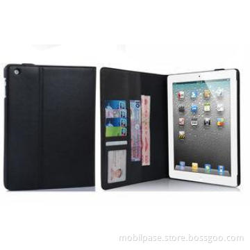 Wallet Style ipad2 / ipad3 / ipad4 Tablet PC Leather Case w
